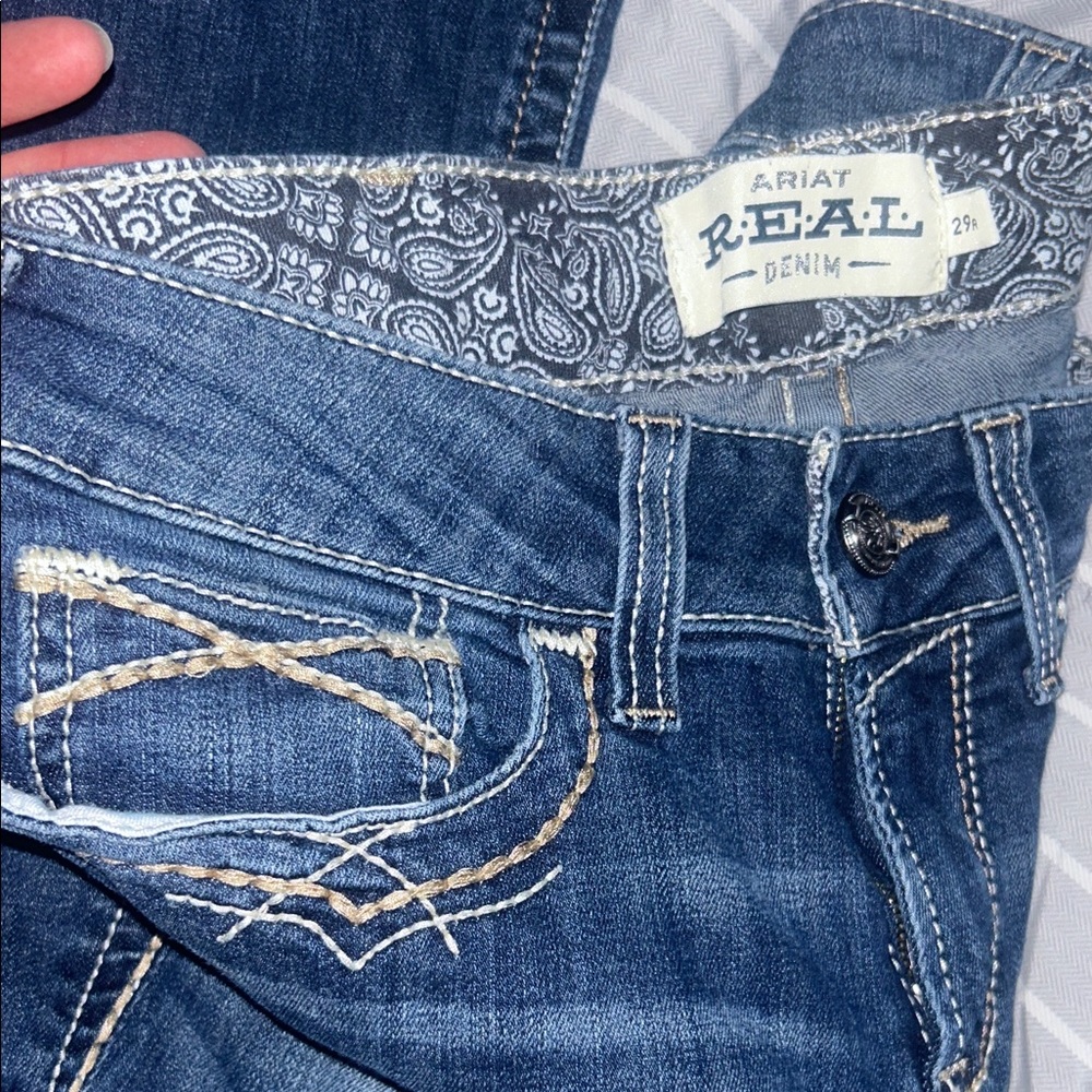 Ariat Women's Indigo Jeans with Stitch Detail